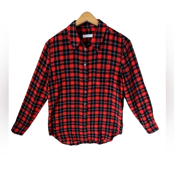 Equipment Reese Button Front Silk Shirt Womens Small - Picture 2 of 8